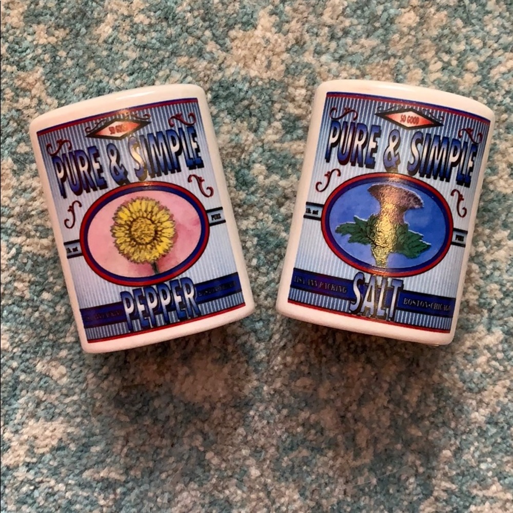 Vintage salt and pepper shakers